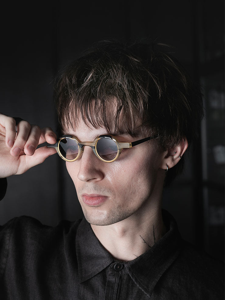 RIGARDS<br>GENUINE HORN フレームサングラス / LIGHT CAMO / RG1064