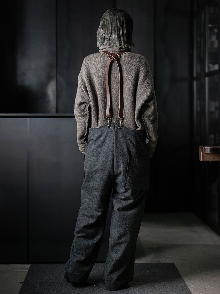 MONAD<br> McDonnell Overalls / Gray - Navy twill