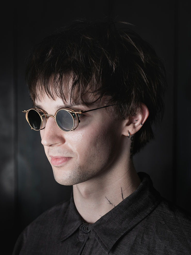 RIGARDS × ZIGGY CHEN<br>TITANIUM フレームサングラス / LIGHT BRONZE × GOLD / RG1943ZC