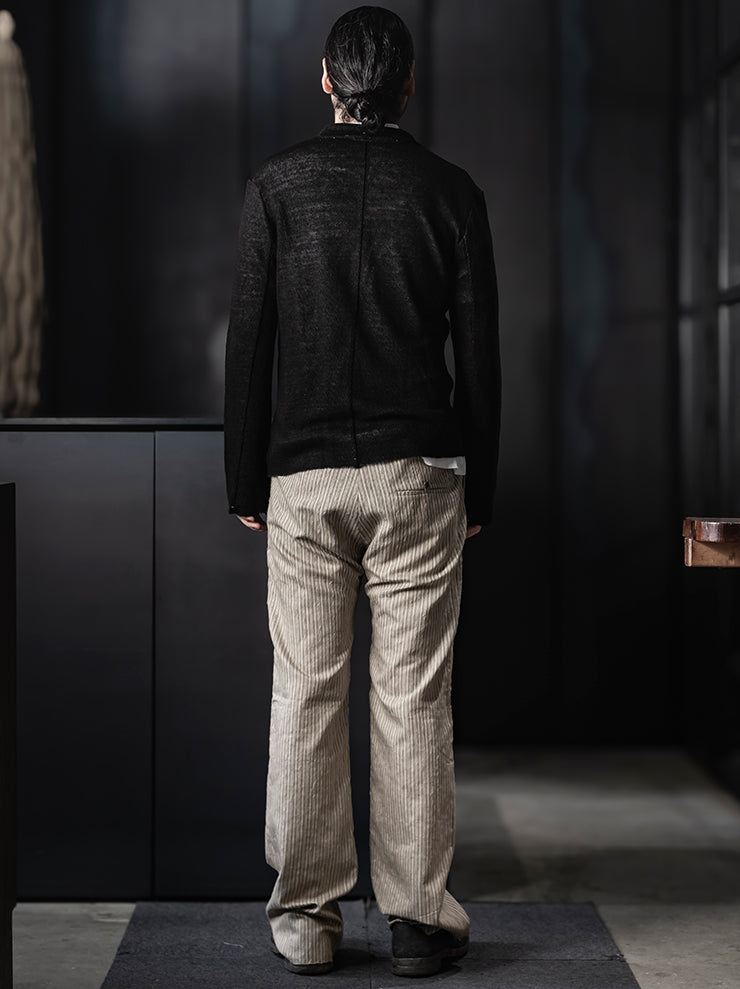 K’ANG <br>Unisex straight-fit trousers with waist strap / GREY