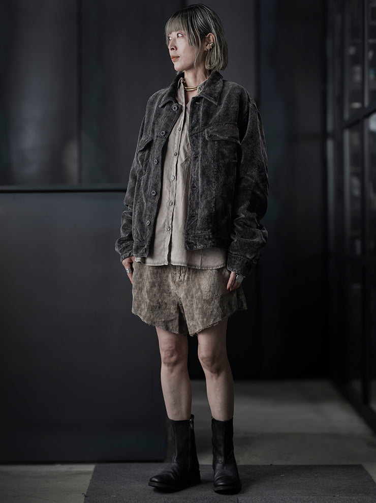 TOTUM<br> WOMENS Double Layer Cuff Shirt / Dune