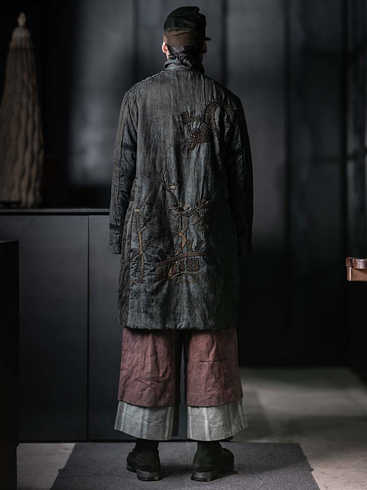 By Walid<br>MENS RUFUS COAT WADDED / GREEN