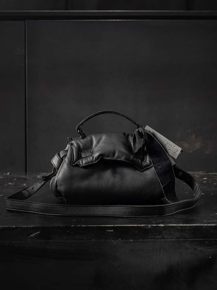 TUFORÉE<br> Leather bag / REAR SMALL / BLACK