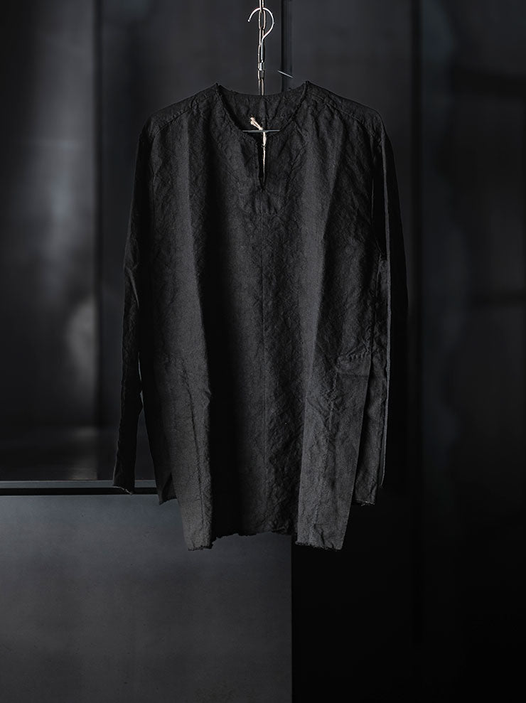 MONAD<br>Clarkson Tunic / Handdyed Black