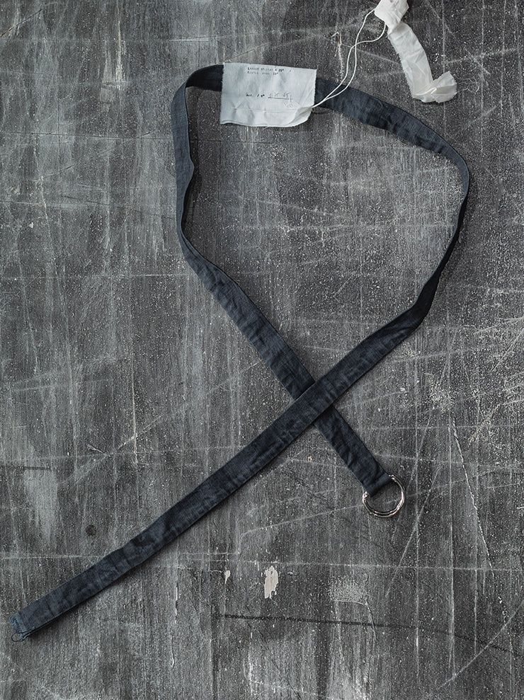 ATELIER SUPPAN<br> UNISEX COTTON BELT / BLUE