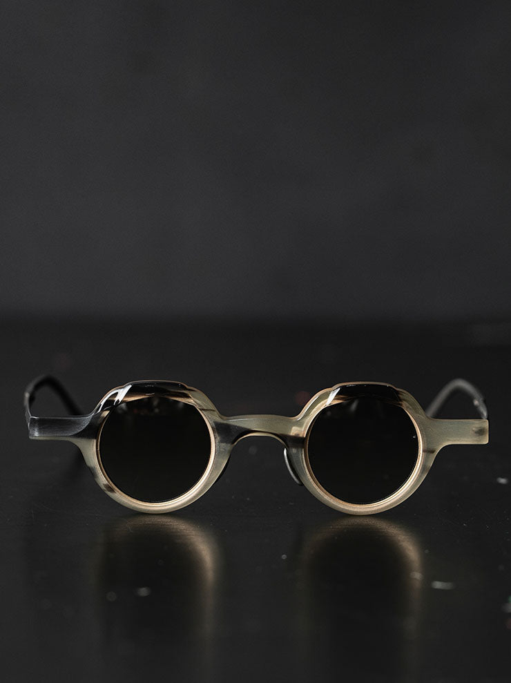 RIGARDS GENUINE HORN Frame Sunglasses / LIGHT CAMO / RG1064