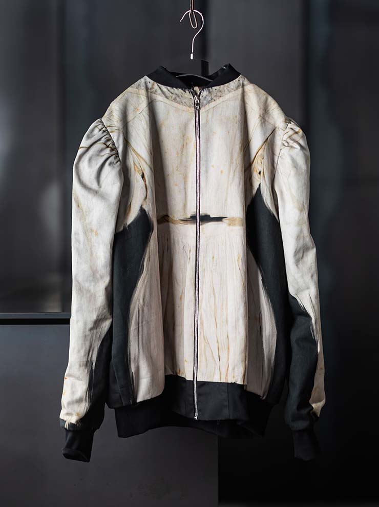 IA LONDON<br> WOMENS VICTORIA BOMBER JACKET / MAIDEN DRESS PRINT
