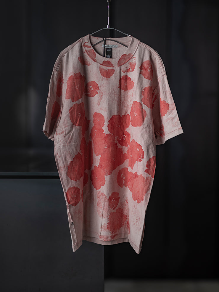 SIMEON FARRAR<br />UNISEX オーバーサイズTシャツ/ FADED BONE