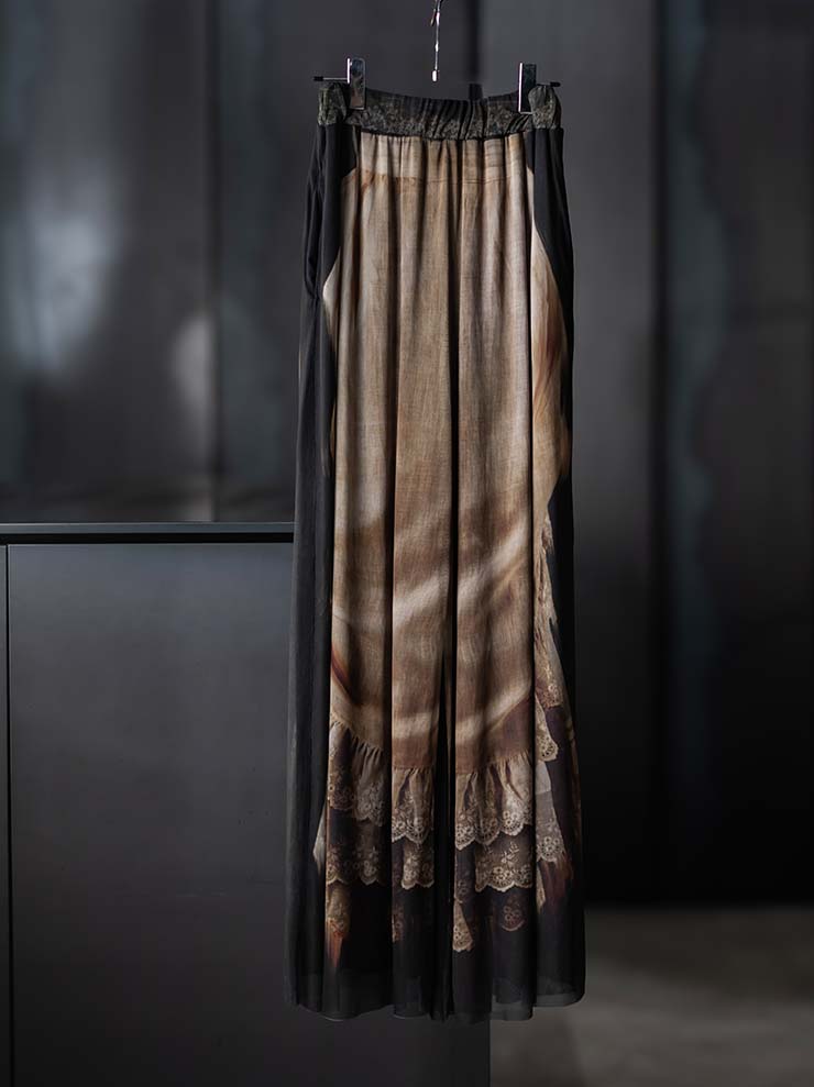 IA LONDON<br> WOMENS VICTORIA WIDE LEG MESH TROUSERS / PETTICOAT