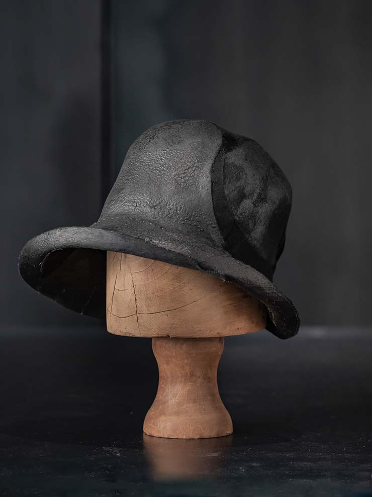 HORISAKI<br>ONE OF A KIND COLLECTION ミックスハット OOAK24 NO.65 / BLACK