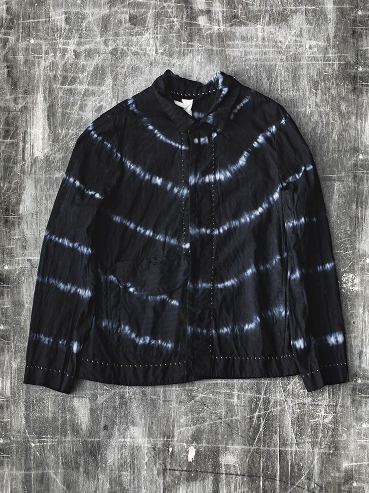 ATELIER SUPPAN<br> MENS Blue Striped Jacket
