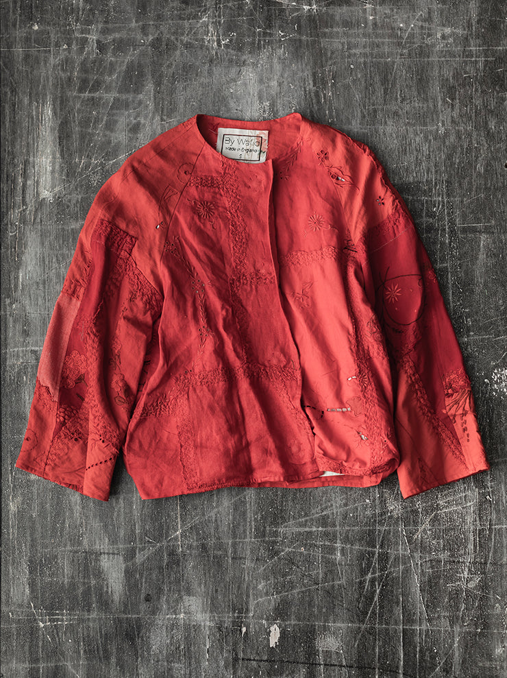 By Walid<br> WOMENS ILANA JACKET / CARMINE