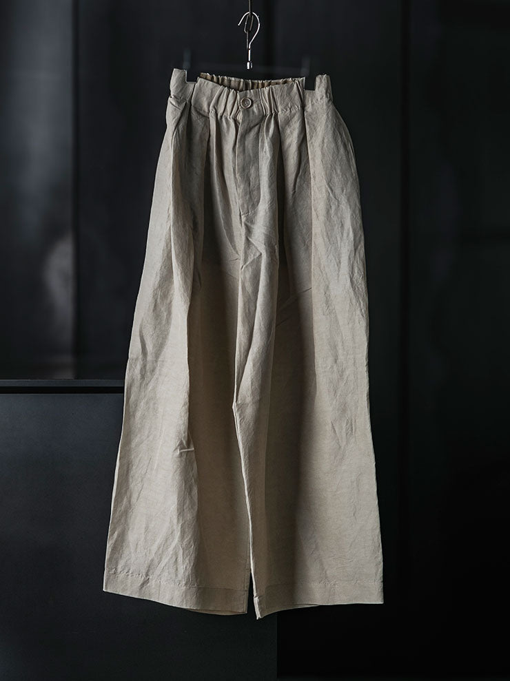 UMA WANG<br>WOMENS POETIC PANTS / OFF WHITE