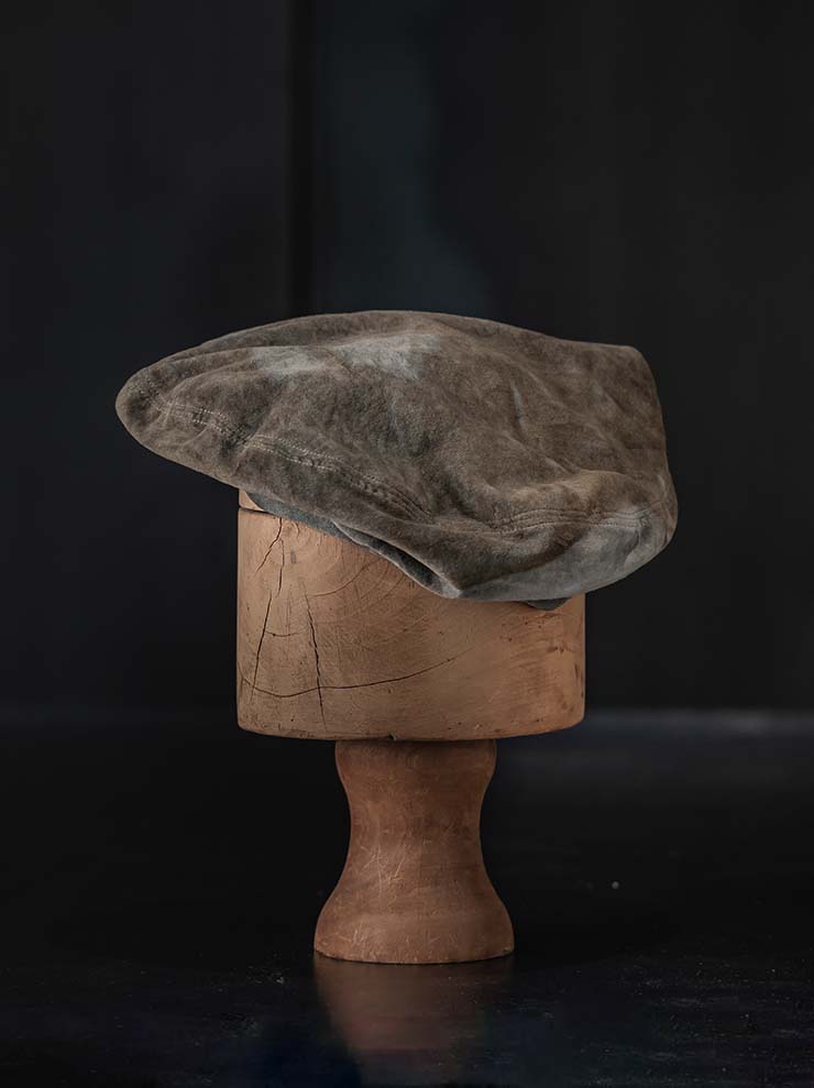 HORISAKI<br> ONE OF A KIND COLLECTION Cotton Beret OOAK24 NO.10 / MULTI