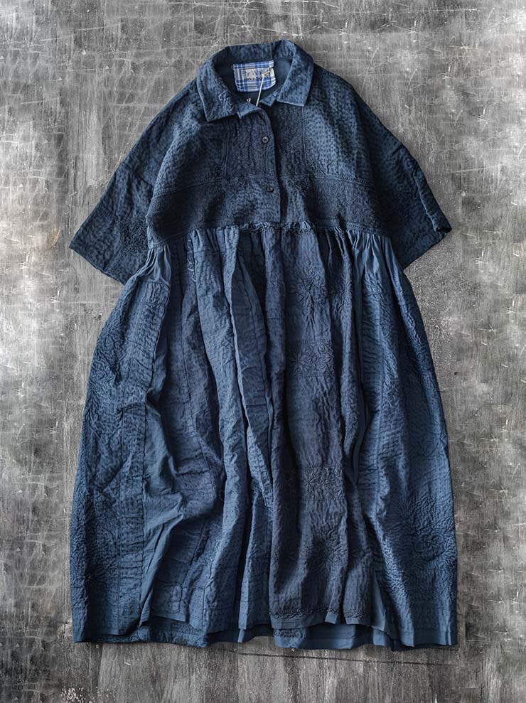 By Walid<br> WOMENS WEDNESDAY DRESS / INDIGO / SIZE S