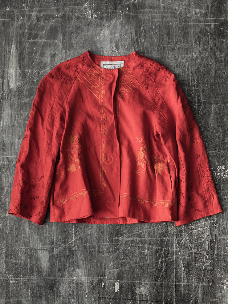 By Walid<br> WOMENS ILANA JACKET / CARMINE
