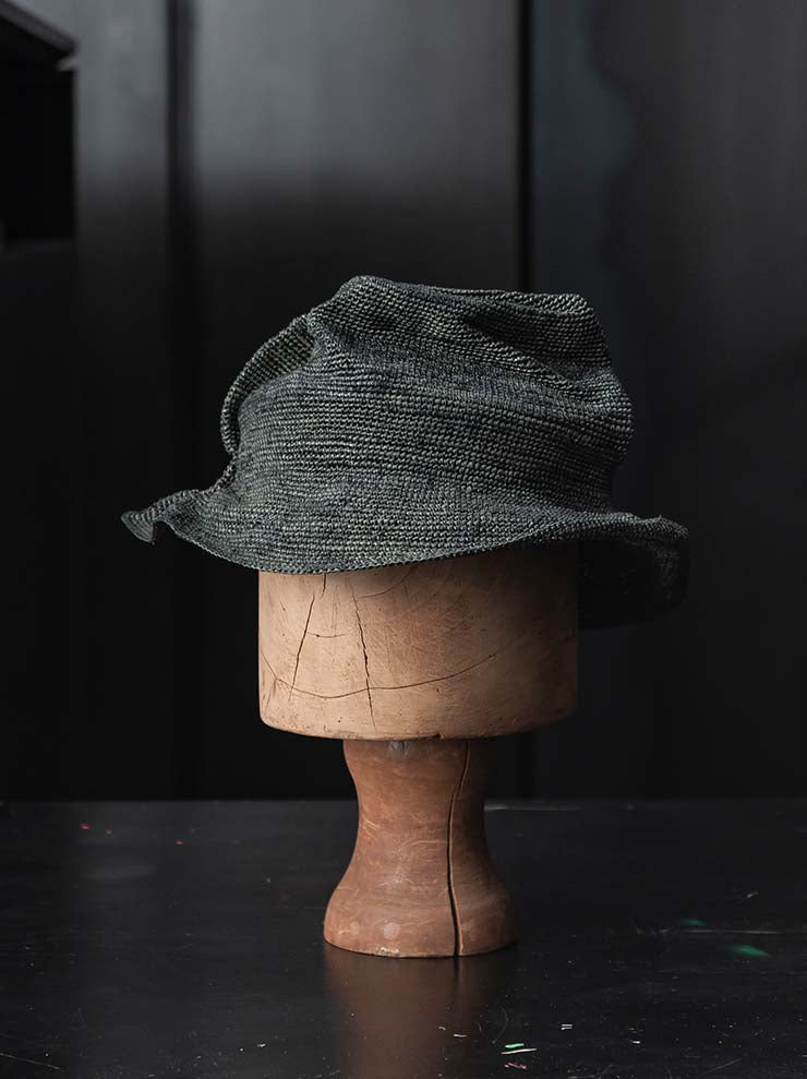 HORISAKI<br> ONE OF A KIND COLLECTION Tequilla Straw Hat SHPVPK005 / PV PETROL
