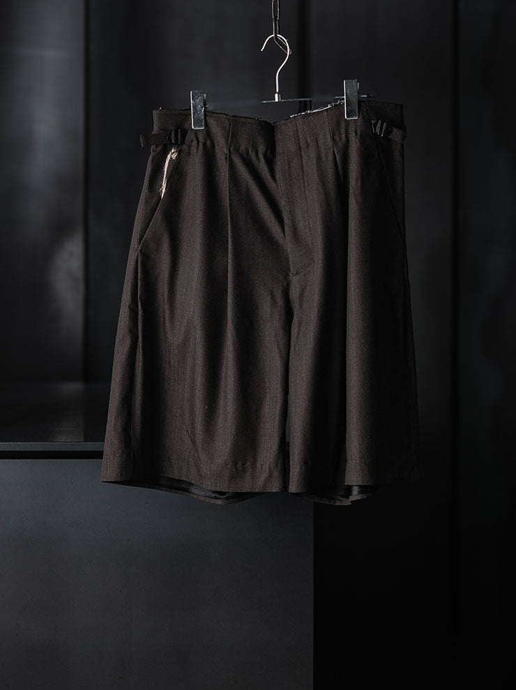 MONAD<br>Murray Tailored Shorts / Brown