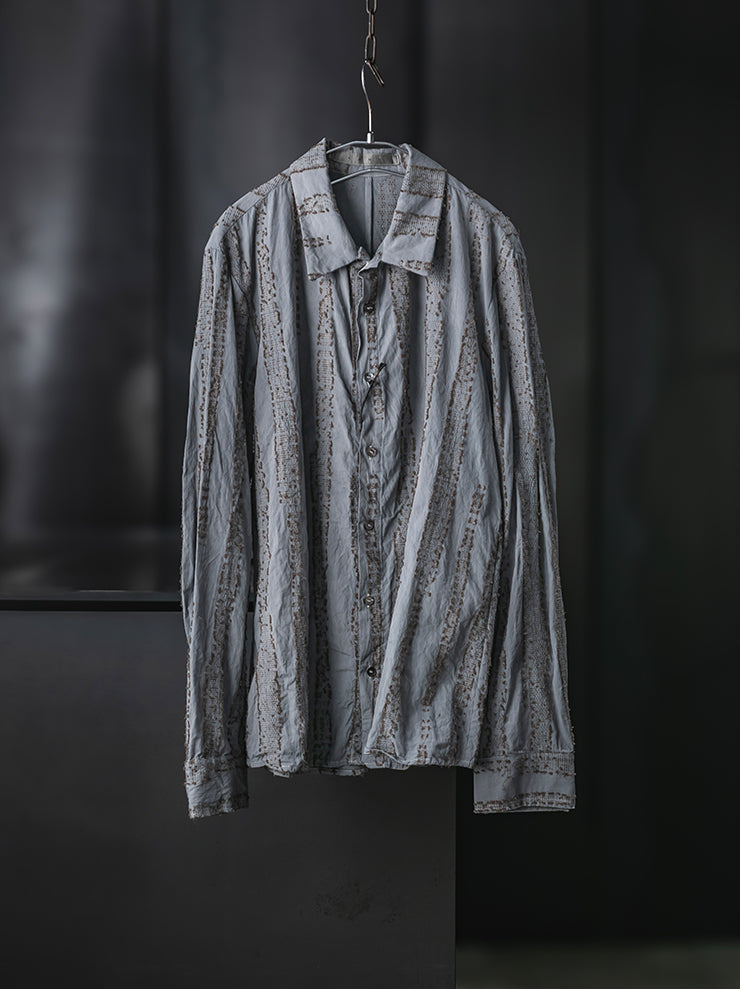 K'ANG<br>MENS MIDFIT SHIRTS / INDIGO