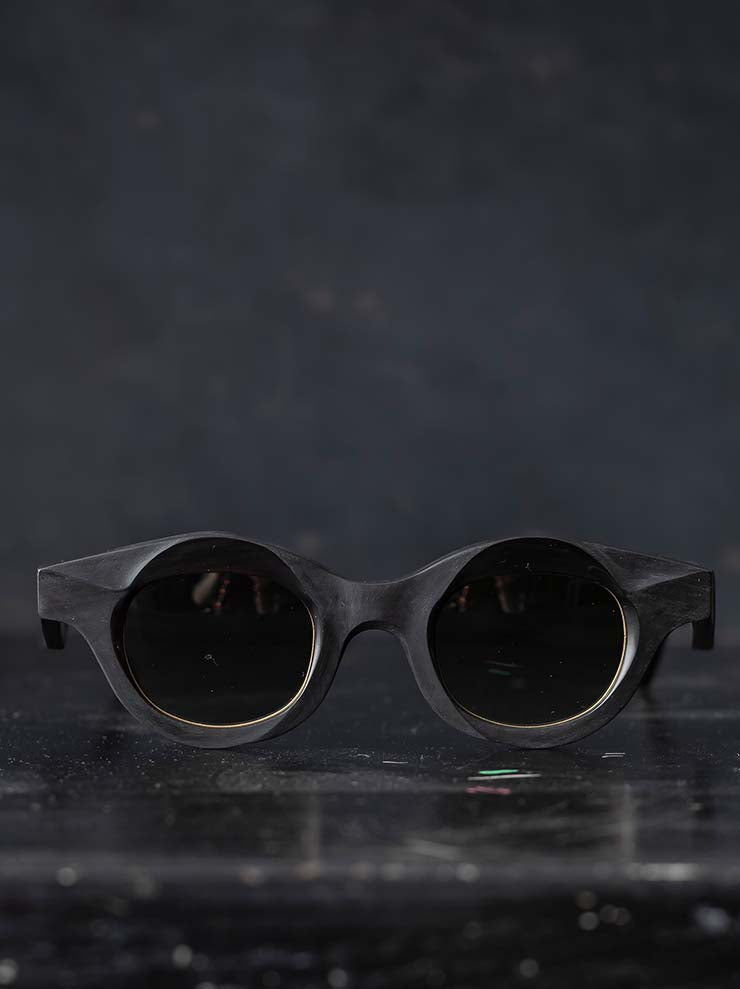 RIGARDS<br/>GENUINE HORN & TITANIUM フレームサングラス / BLACK / RG1063