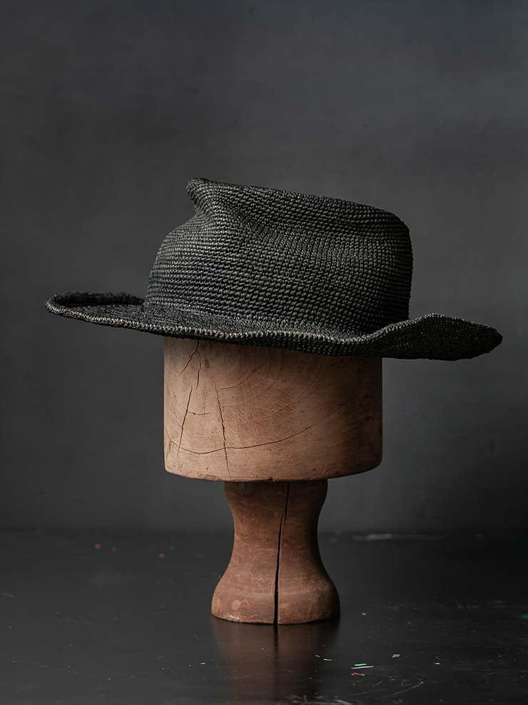 HORISAKI<br>Toquilla Straw Hat SHSOFI - ss26 / GREY