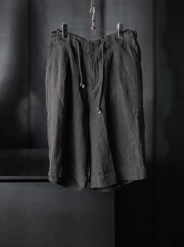 GATHERING<br>Farmer Shorts / BLACK