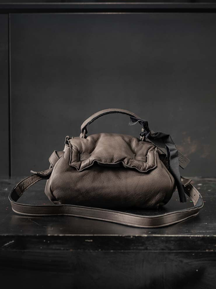 TUFORÉE<br> Leather bag / REAR SMALL / DARK BROWN