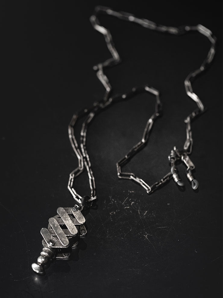 RIGARDS<br/>STERLING SILVER EXTENDABLE MAGNIFYING LOUPE NECKLACE / AT009AG