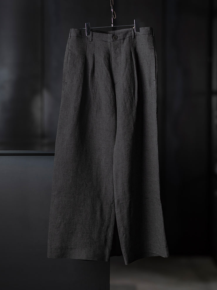 K'ANG<br>UNISEX EXTRA LARGE FIT TROUSERS / DARK GREY