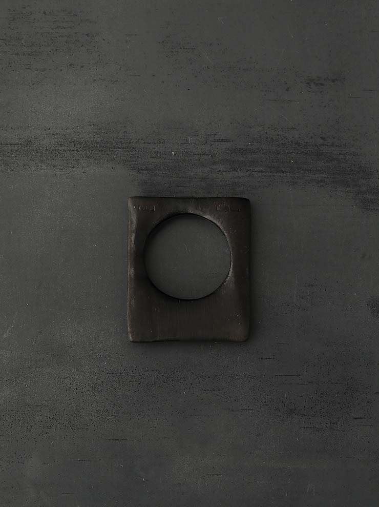 UMA WANG × DETAJ<br> WOOD RING / VINTAGE BLACK