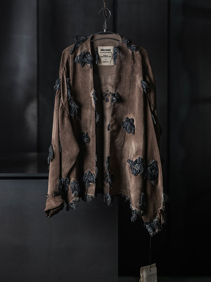 UMA WANG<br>WOMENS KLARKE JKT / ROSE/BLUE