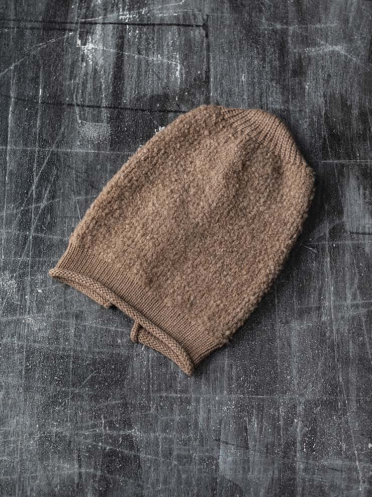 DANIEL ANDRESEN<br>Long beanie ASAFOETIDA / CAMEL