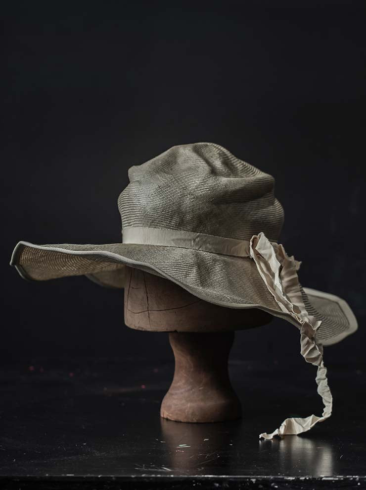 HORISAKI<br> Straw hat SS24 LE No.10 / IRON