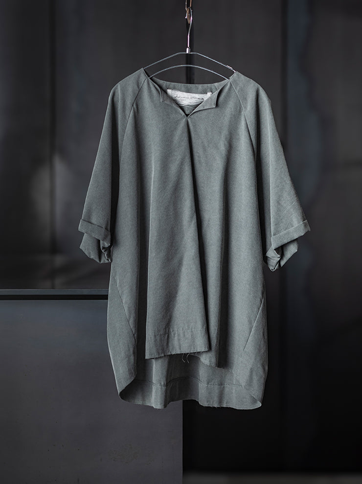 individual sentiments<br />UNISEX ワイドイージーTシャツ / GRAY GREEN