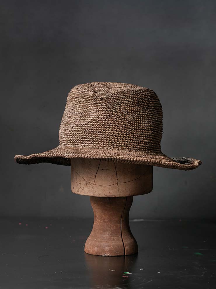 HORISAKIトキヤストローハット SHSOFI - ss26 / BROWN