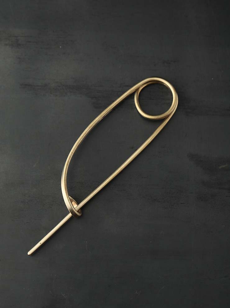 UMA WANG × DETAJ<br> HOLDER RING BRASS RING / MATTE GOLD