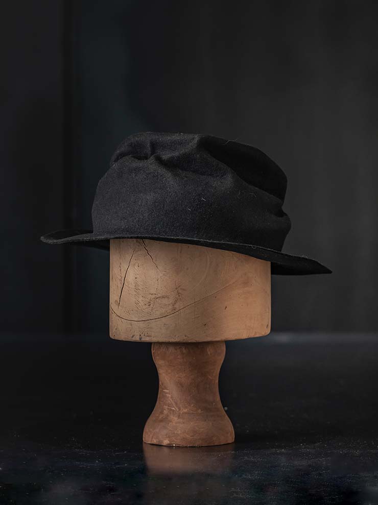 HORISAKI<br> Rabbit fur felt hat RHLBE005 / BLACK EB