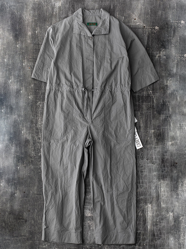 CASEY CASEY<br> WOMENS FABIANO JUMPSUIT / LIGHT GRAY