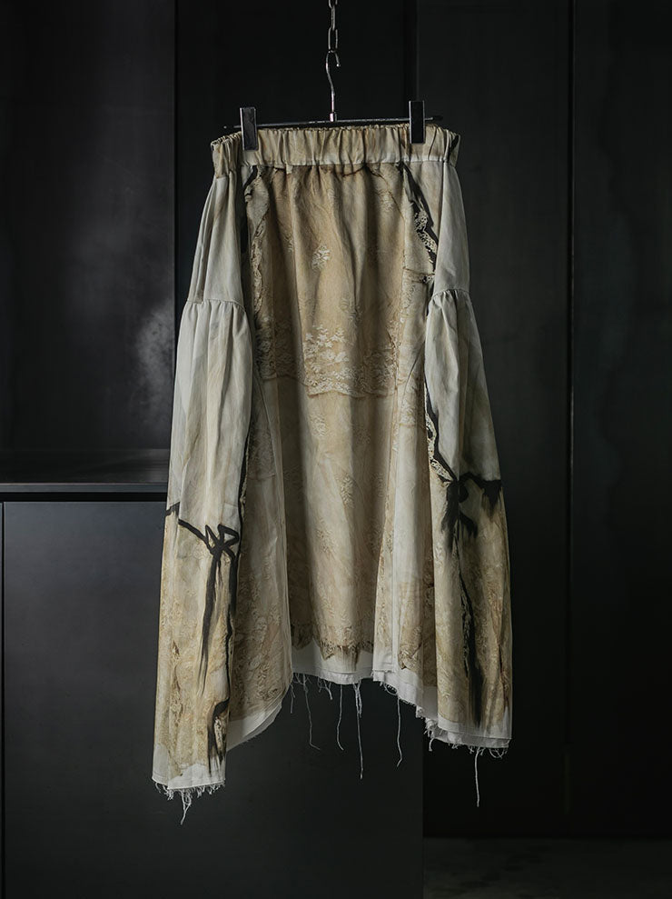 IA LONDON<br>MOONLIGHT ROSES SKIRT / LACE DRESS PRINT