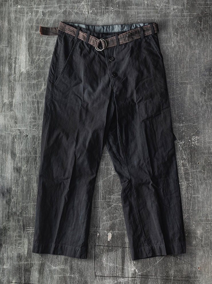 ATELIER SUPPAN<br />MENS コットンフロントクロストラウザー