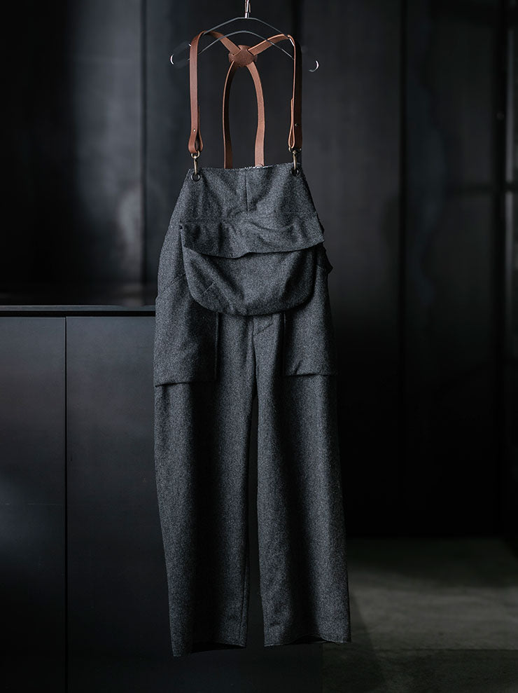 MONAD<br> McDonnell Overalls / Gray - Navy twill