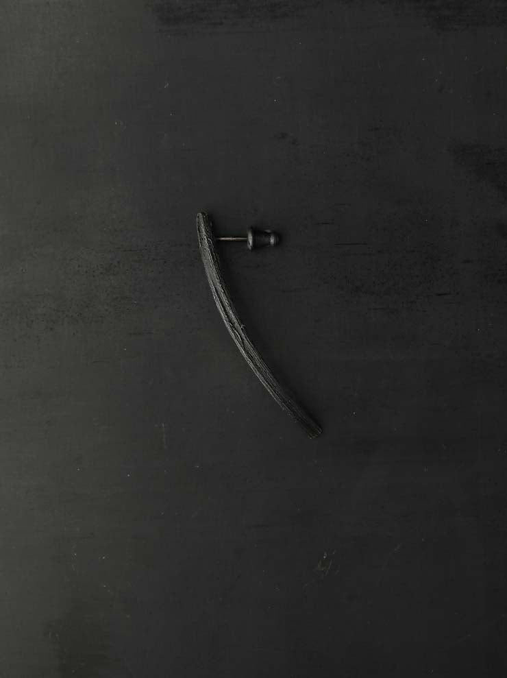 DETAJ<br> HAIR EARRING / BLACK