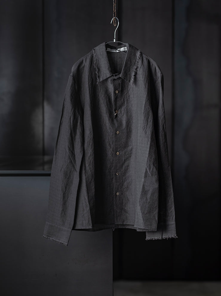 K'ANG<br>UNISEX MIDFIT SHIRTS / DARK GREY