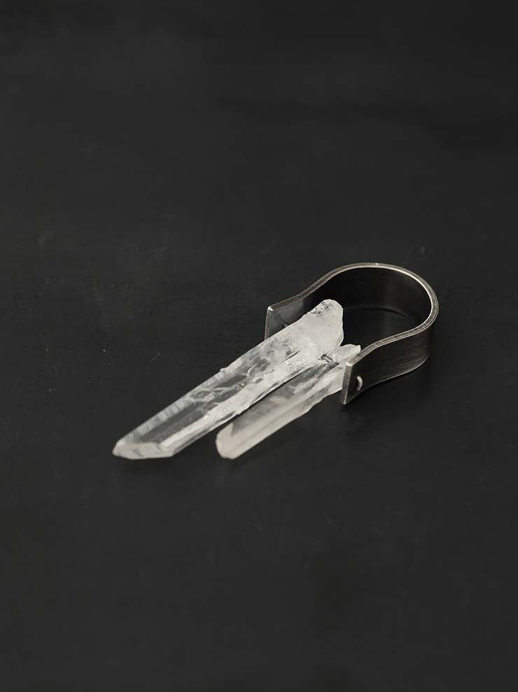 DETAJ<br> MINERAL SILVER RING