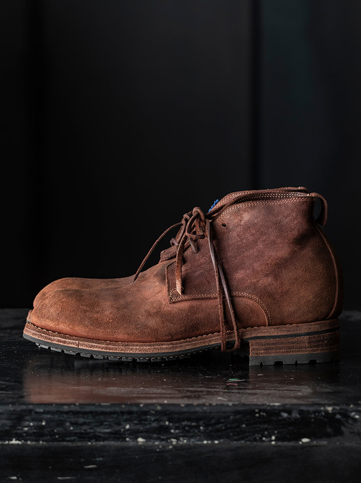 GUIDI & ROSELLINI<br>MENS デザートブーツ RUGGERO_OLD AT / VACCHETTA REVERSE