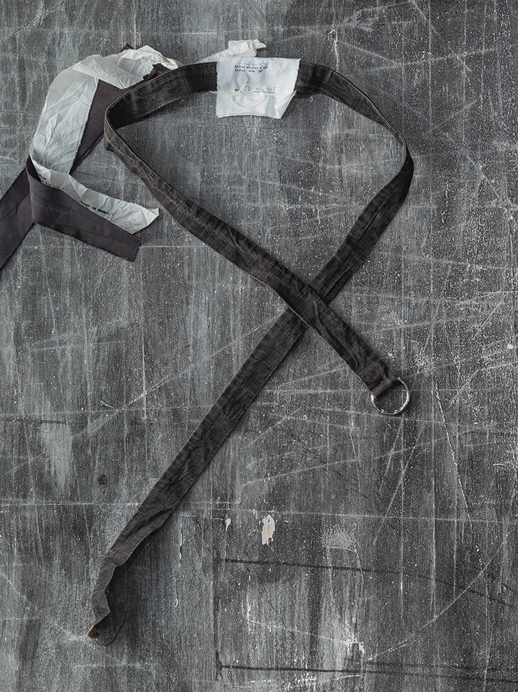 ATELIER SUPPAN<br> UNISEX COTTON BELT/REDBROWN
