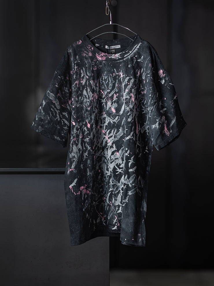 SIMEON FARRAR<br />UNISEX オーバーサイズTシャツ/ BLACK