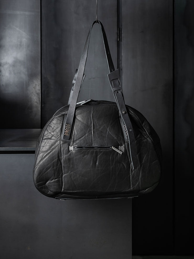 ISAAC SELLAM EXPERIENCE<br> Bonded Leather Bag / NOIR - 24th of August Exclusive