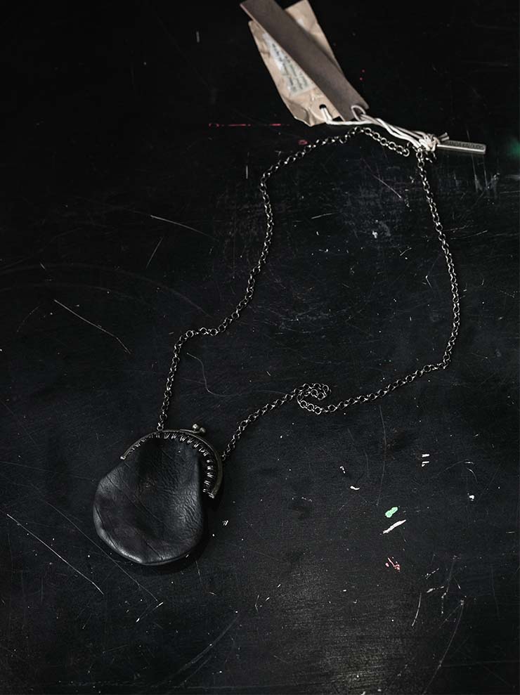 MDK – MIRANDA KALOUDIS <br>ART DECO PURSE SMALL LEATHER / BLACK - Exclusively made for 24TH OF AUGUST