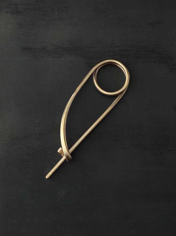 UMA WANG × DETAJ<br>HOLDER RING BRASS RING / MATTE GOLD